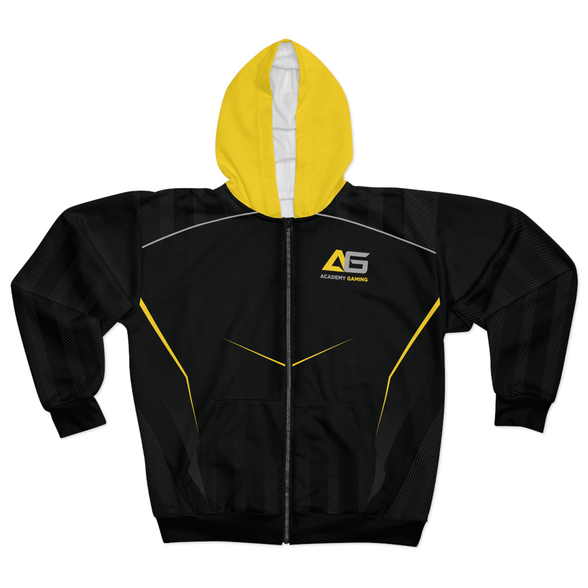 AG eSports Zip-Up Hoodie AG esports zip up hoodie, academy gaming brand